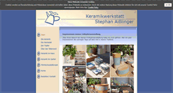 Desktop Screenshot of keramik-aisslinger.de